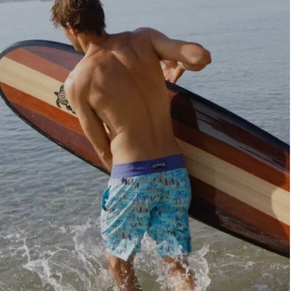 NWT Vilebrequin Mailey The Beach Boys  Collab Lined Swim Board Shorts - Picture 9 of 9